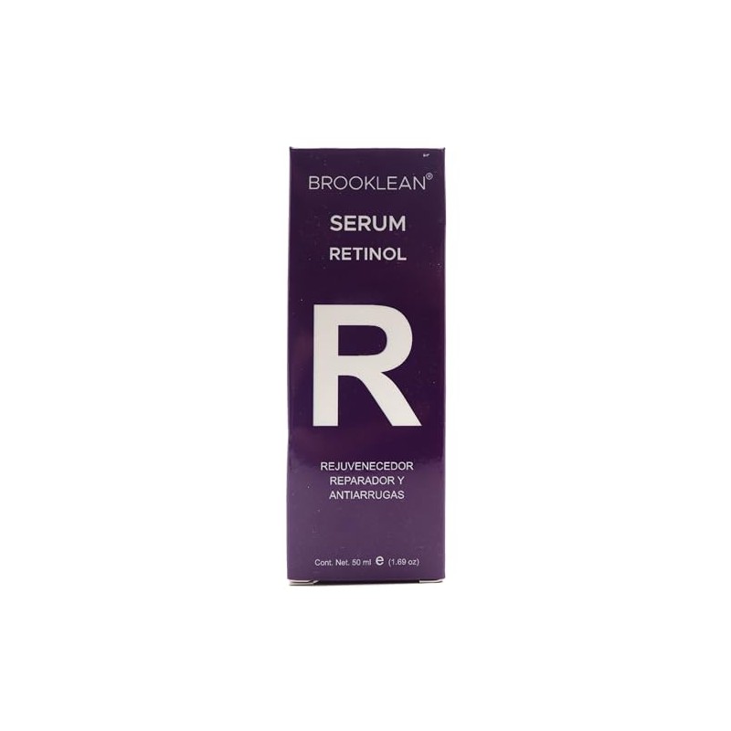 BROOKLEAN Sérum de Noche Retinol Puro. Serum Facial Anti-arrugas