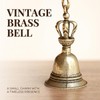 Retro Copper Bell Wind Chimes,Demon Subduing Bell Creative Solid Brass
