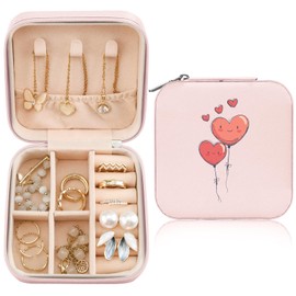 BUZCOZY Travel Jewelry Case,Jewelry Box for Women,Travel Essentials,Gifts For Women Girl,Gift for Any Occasion