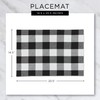DII Linen Tabletop Collection Machine Washable, Placemat Set, 14.5x20.5, Cream,