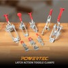 POWERTEC 20306 Heavy Duty Adjustable Latch-Action U Bolt Toggle Clamps