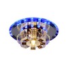 TFCFL White Modern K9 Crystal LED Ceiling Lamp Flush Mount