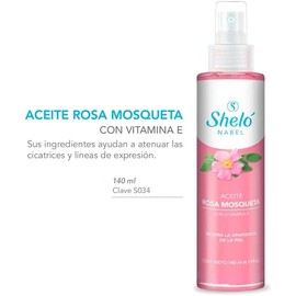Aceite Rosa Mosqueta Sheló Nabel, 140 ml