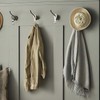 sourcing map 6 Pcs Tea Towel Clips with Cotton Loop