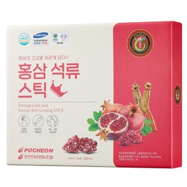 Pocheon Red Ginseng Red Ginseng Pomegranate Stick 10ml / 포천홍삼 홍삼석류스틱 10ml X 30포, 300ml, 1개