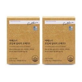 Esther Formula [Esther Formula] Yeo Esther Supercritical Altige Omega 3 1020mg x 30 capsules x 2 boxes I Basic / [에스더포뮬러] 여에스더 초임계 알티지 오메가3 1020mg x 30캡슐 X 2박스 I 기본