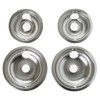 GE GE68C OEM 6" and 8" Drip Pan Kit (Chrome)