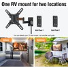 ELIVED Lockable RV TV Mount for Most 13-43 Inch TVs,