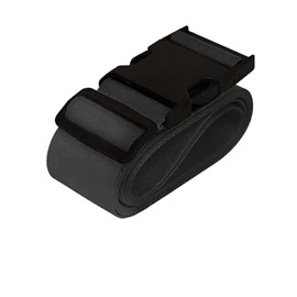 Webbing Suitcase Strap for Luggage and Travel Suitcase Strap (Black)