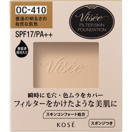  Visee Filter Skin Foundation OC-410 Normal Brightness Natural Skin Tone Refill 10g (x 1)