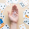 Elegaperma 50 Pcs Game Piece Stands,Plastic Game Clear Card Stands