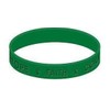 Dark Green Awareness Wristband