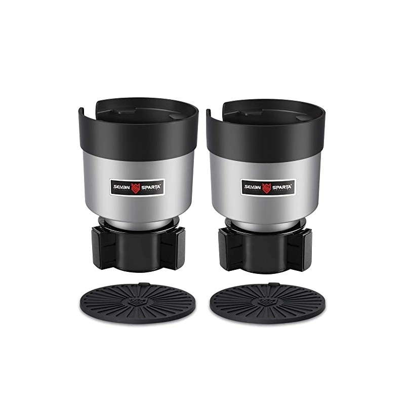 SEVEN SPARTA 2 Pack Car Cup Holder Expander Organizer Adjustable