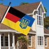 Large 60 x 90 cm Germany Ukraine Flag, 2 x