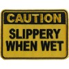 Ivamis Caution Slippery When Wet Patch- 3x2.25 inch - P3701