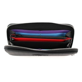 DESIGUAL Mone Lazarus 20sayp14 Women's Purse Zip Around Plain Black, Black, Contemporary