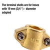 Gardena Brass Hose Clamp for Attaching Suction or High Pressure