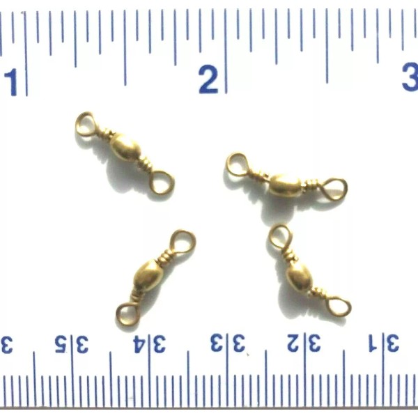 Gerry's Tackle 100 GT super strong Brass Barrel Swivels size