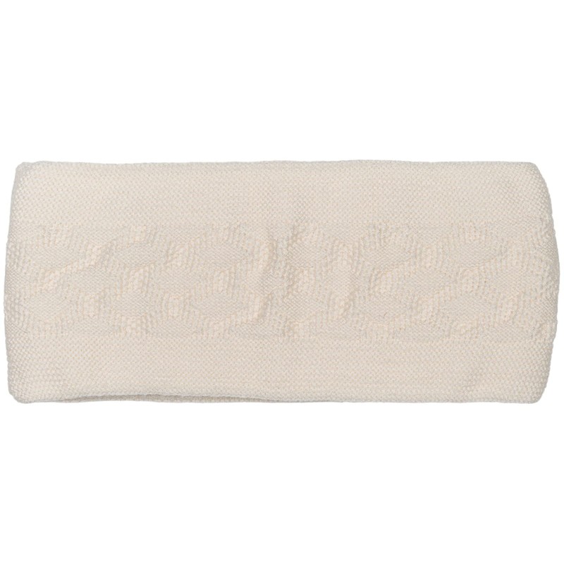 styleBREAKER 04026061 Women's Knitted Headband Plain with Checked Pattern, Thermal
