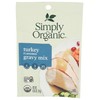 Simply Organic, Turkey Flavored Gravy Mix, 0.85 Oz