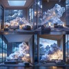 16FT Big Cloud Light, DIY Thunder Cloud Light, Music Rhythm,