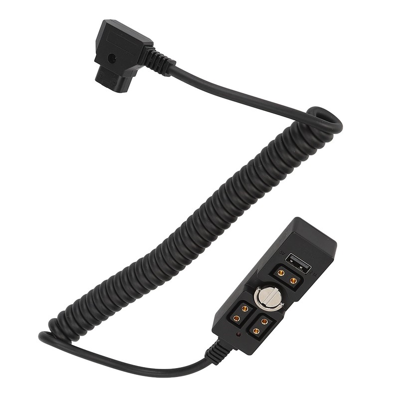 D Tap Male to 3 Port Female Splitter with 5V