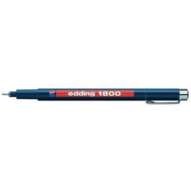 EDDING 1800 PROFIPEN PIGMENT LINER FINELINER DRAWING PEN (3 PACK) - 0.7mm BLACK
