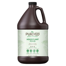 Purived 1gal All-Purpose Liquid Plant Fertilizer - Makes 320 Gallons, for Indoor Houseplants, All-Natural, Groundwater Safe, Made in USA