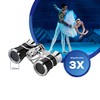 Aomekie Theatre Opera Glasses Binoculars 3X25 with Chain for Theater