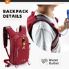 SKYSPER Small Hiking Backpack - 15L Travel Daypack Lightweight Bag