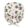 JoyLamoria Novelty Printed Cap with Sweatband Women Men Adjustable Tie