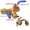 Hourleey 3/4 Inch IPS Isolator Tankless Water Heater Service Valve