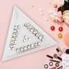 Jollin 2880pcs Glue Fix Crystal Flatback Rhinestones Glass Diamantes Gems