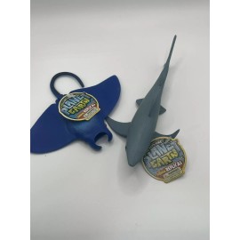 JA-RU Great White Shark & Ray Planet Earth Animal Replicas Toy New
