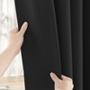 Phating Extra Long Blackout Curtains, Room Darkening Grommet High Ceiling