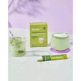 Blume 2-Pack Blume Latte Powder Superfood Latte( matcha/  Hot Cacao/ salted caramel) - Matcha coconut