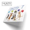 Hunts England - 7th Great Nephew Birthday Card - Dancing
