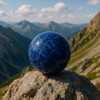 Natural Polished Sodalite Ball, Polished Crystal with Energy Properties, Polished
