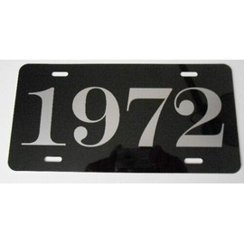1972 72 YEAR METAL LICENSE PLATE TAG 6 X 12 FITS FORD CHEVY DODGE PLYMOUTH DUSTER CUTLASS CHEVELLE DART CHARGER GTO 442 HOT Rod Muscle CAR Classic Museum Collection Novelty Gift Sign GARAGE MAN CAVE