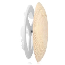Vindar Sauna Room Air Vent 3.74" Round Pine Wooden Sauna Adjustable Exhaust Air Ventilation for Barrel Sauna, Sauna Room, Steam Room Exhaust Ventilation