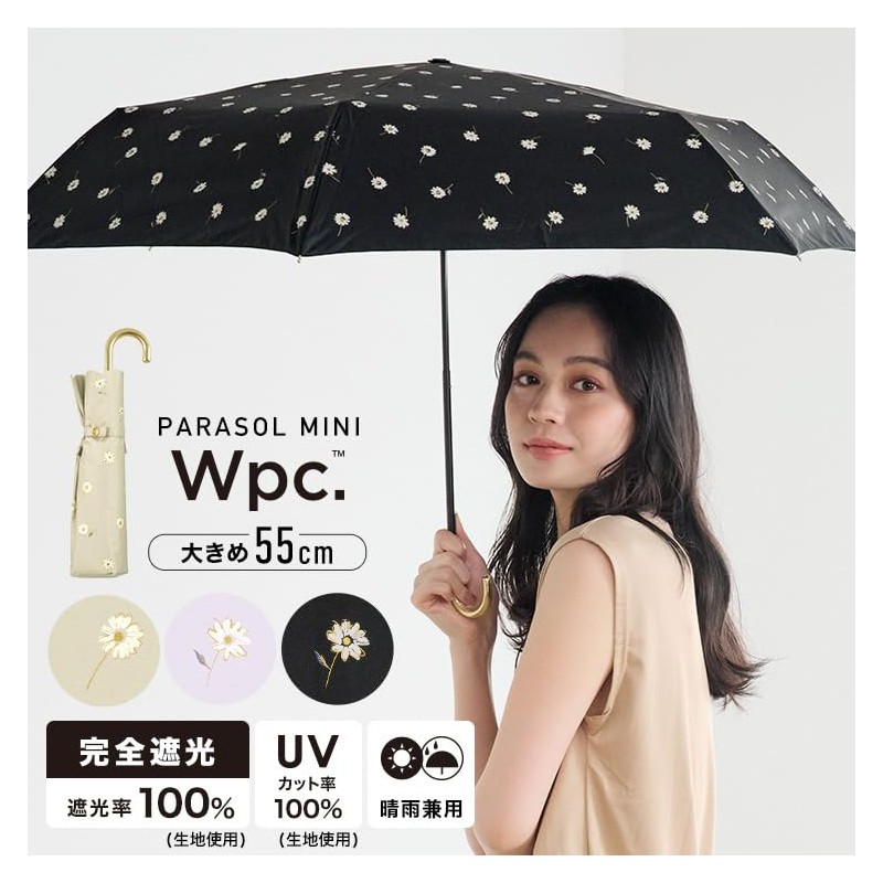 (2025) Wpc. 801-11485-102 Parasol Light Shielding Gold Line Margaret Mini