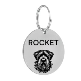 Pet Tags STAINLESS STEEL  LASER ENGRAVED PET TAG ID DOG NAME TAGS ALL BREEDS AVAILABLE
