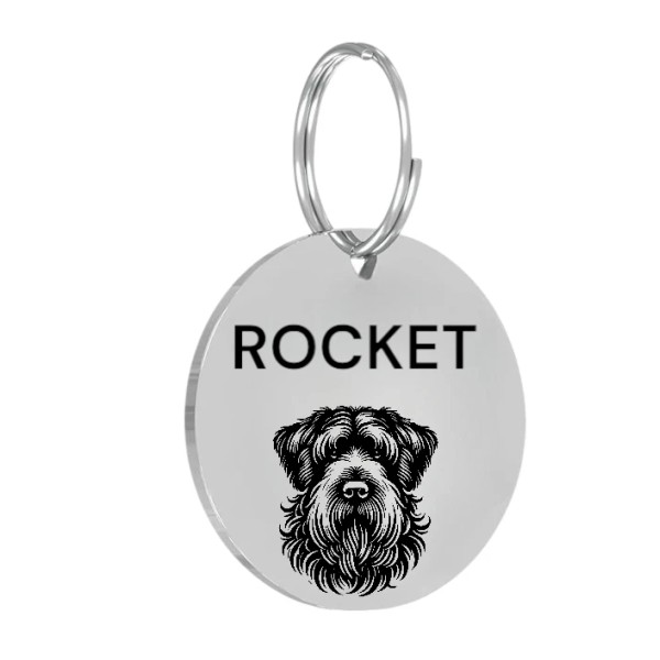 Pet Tags STAINLESS STEEL LASER ENGRAVED PET TAG ID DOG