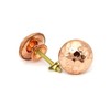 5MOONSUN5's Hammered Copper Door Knobs Cabinet Pulls for Cabinets, Drawers