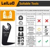 LEILUO 6 Pcs Multitool Blades Drywall & Multi-Material Cutting Universal