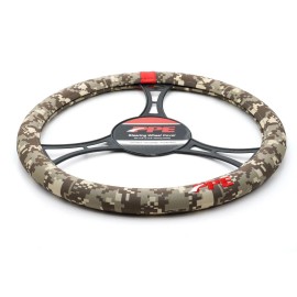 Pacific Performance Engineering PPE Digital Camo Tan Steering Wheel Cover 15.5" Comfort Grip for SUV Car Truck