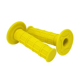 7/8" Practical Motorcycle Hand Grips Dirt Bike Motocross Gel Handlebar 2Pc- Yellow