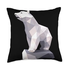 Origami Master Folding Paper Craft Origami Bear Japanese Art Paper Folding Artist Throw Pillow, 18x18, Multicolor
