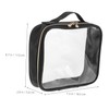 Ipetboom 4Pcs Clear Toiletry Bags Makeup Organizer with Zipper Portable