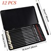 MAIHUO 12 Pcs Graphite Pencils Set,Drawing Sketch Pencil Set,Art Set